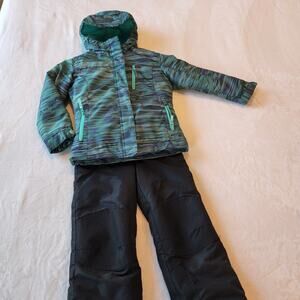 Champion 2in1 Girls Winter Coat & Snow Pants Set Sz XS/4-5